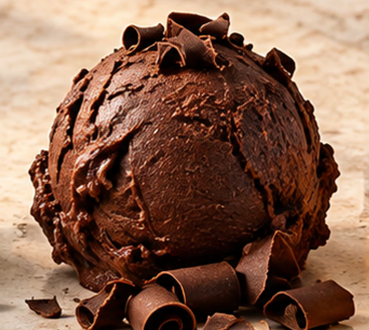 Chocolate Turkish ice cream