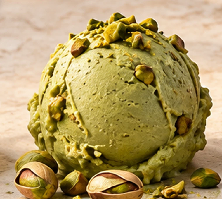 Pistachio Turkish ice cream